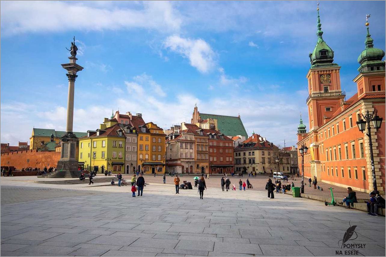 Znaczenie ulicy esej Warszawa w historii