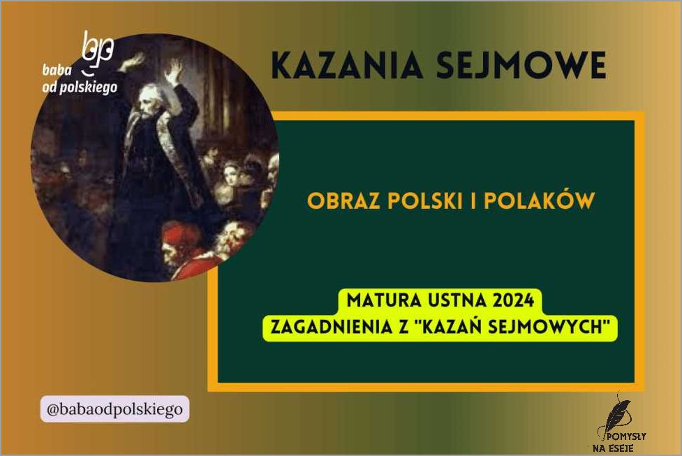 Obraz polski i Polaków w literaturze - rozprawka