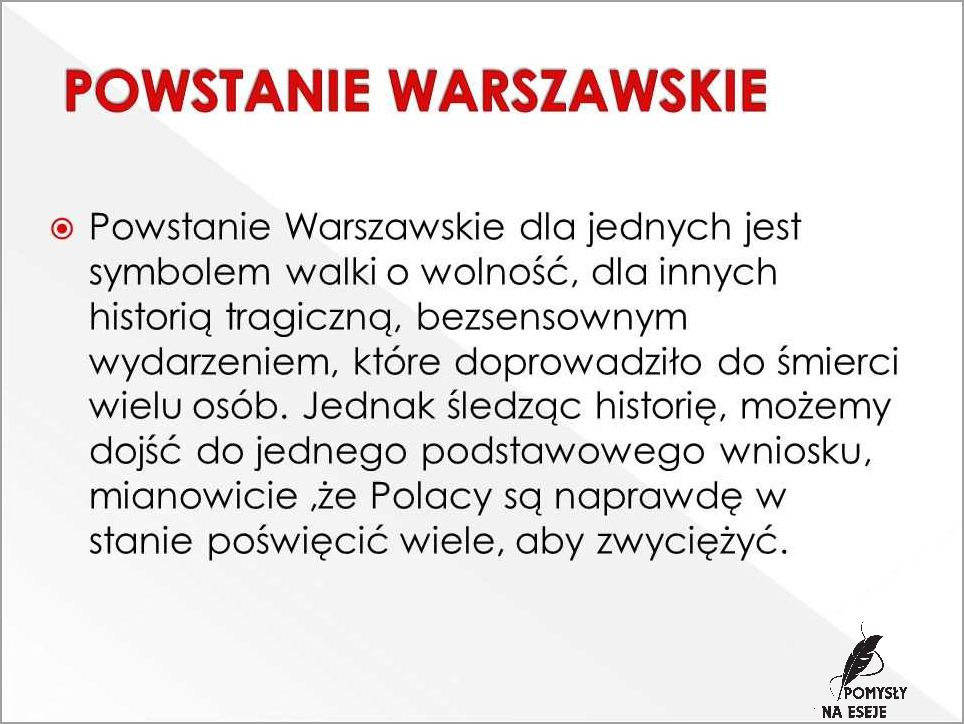Powstanie Warszawskie - pamięć i upamiętnienie